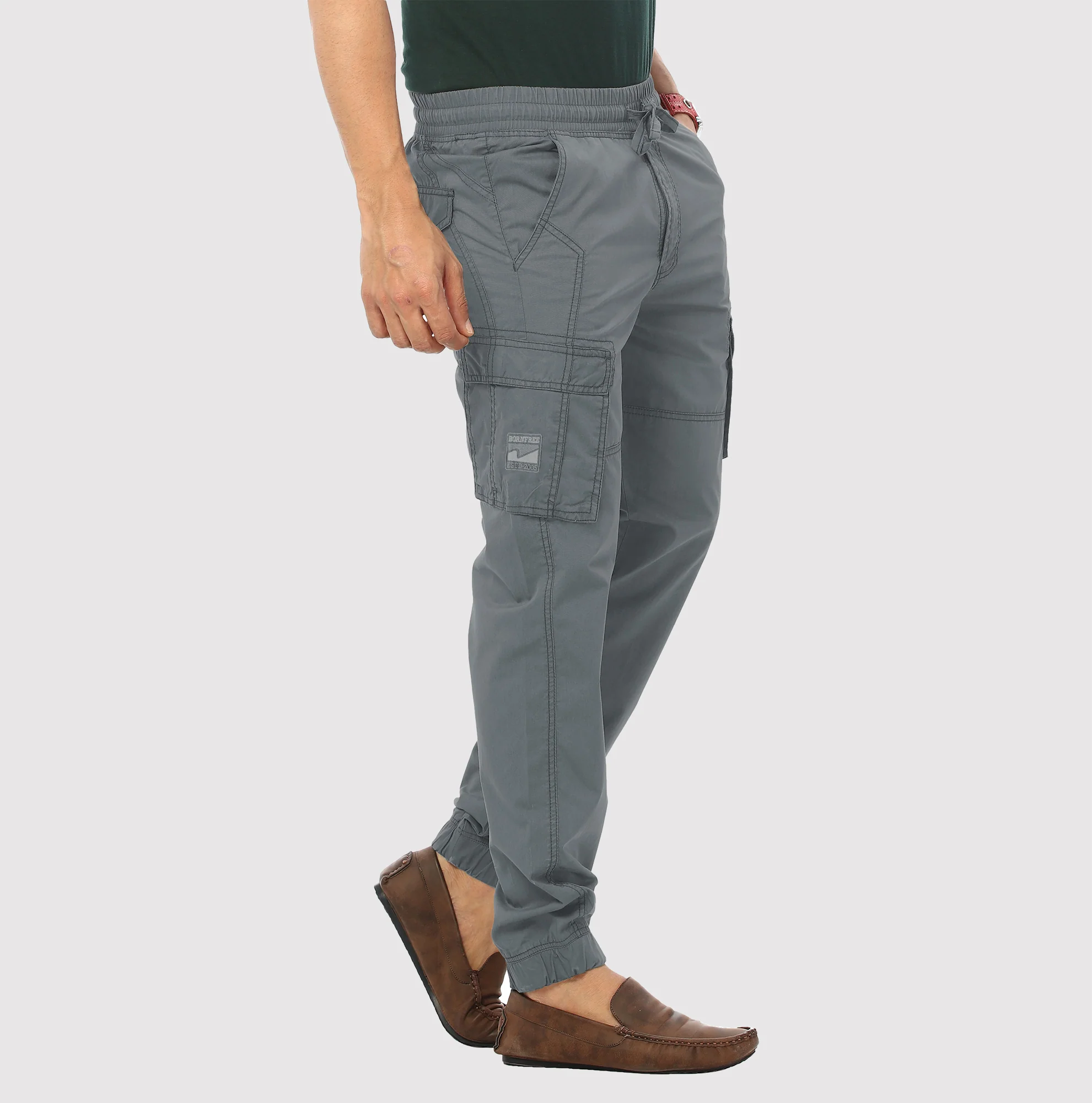 100% Cotton Cargo Joggers